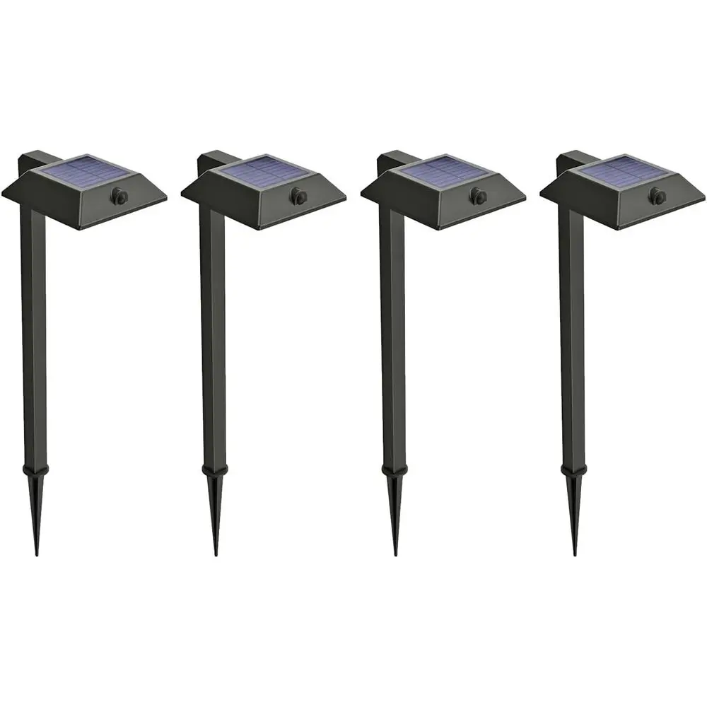 

Сет из 4-х светодиодных уличных светильников серии Mesh Linkable с LiFePO4 аккумулятором, 300 лм, автоматическое соединение, 110 В ° Детектор движения x16 t, CCT 300