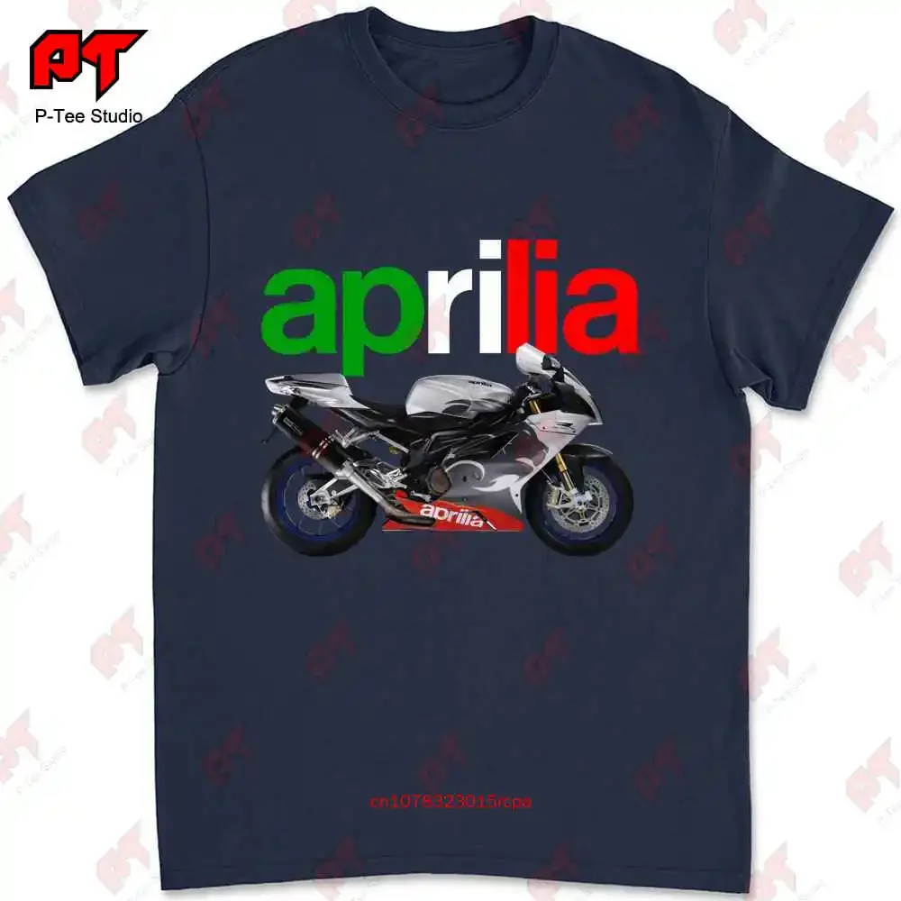 Aprilla Rsv 1000 R Motorcycle Bike Logo 01 T-shirt MZDR