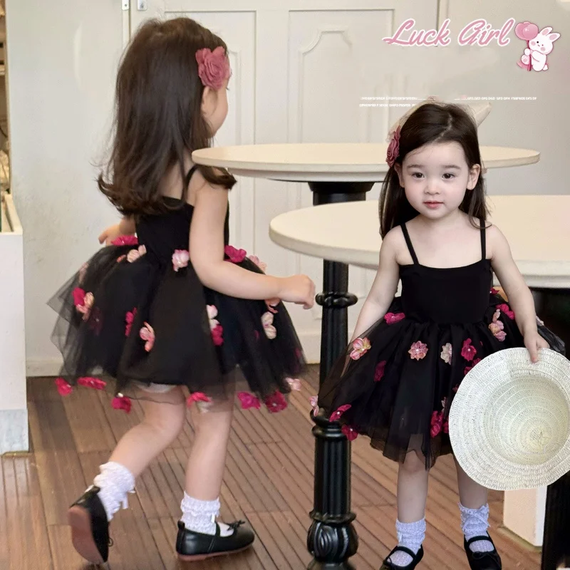 

Summer Fashion Baby Girls Dress Sweetheart Dresses Child Summer Floral Sleeveless Dresses Toddler Girls Casual Outfit Size 2-9Y