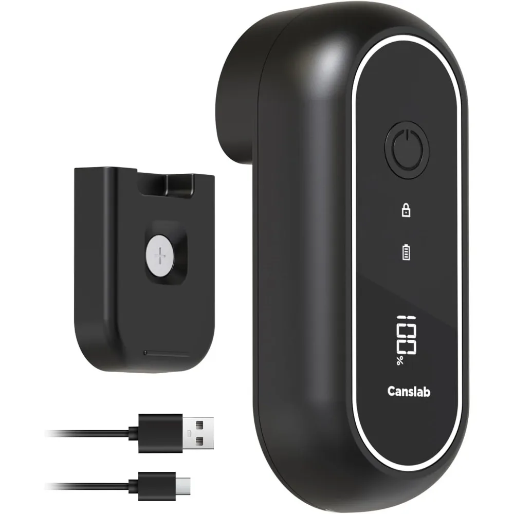 

Professional Electric Can Opener USB-C Rechargeable Automatic Stop Hands Free Smooth Edge Cutting Wall Mountable LED Power