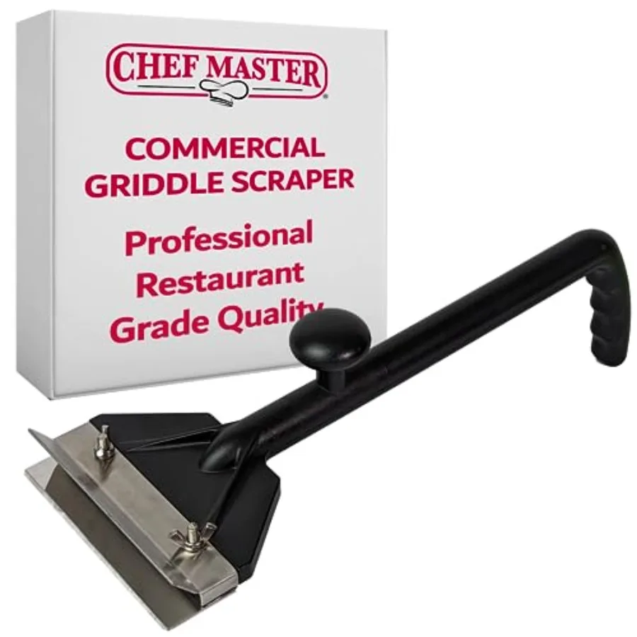

Griddle and Flat Top Grill Cleaner - Griddle Cleaning Kit - Stainless Steel Flat Grill Tool for Diners Restaurant Food Truck -