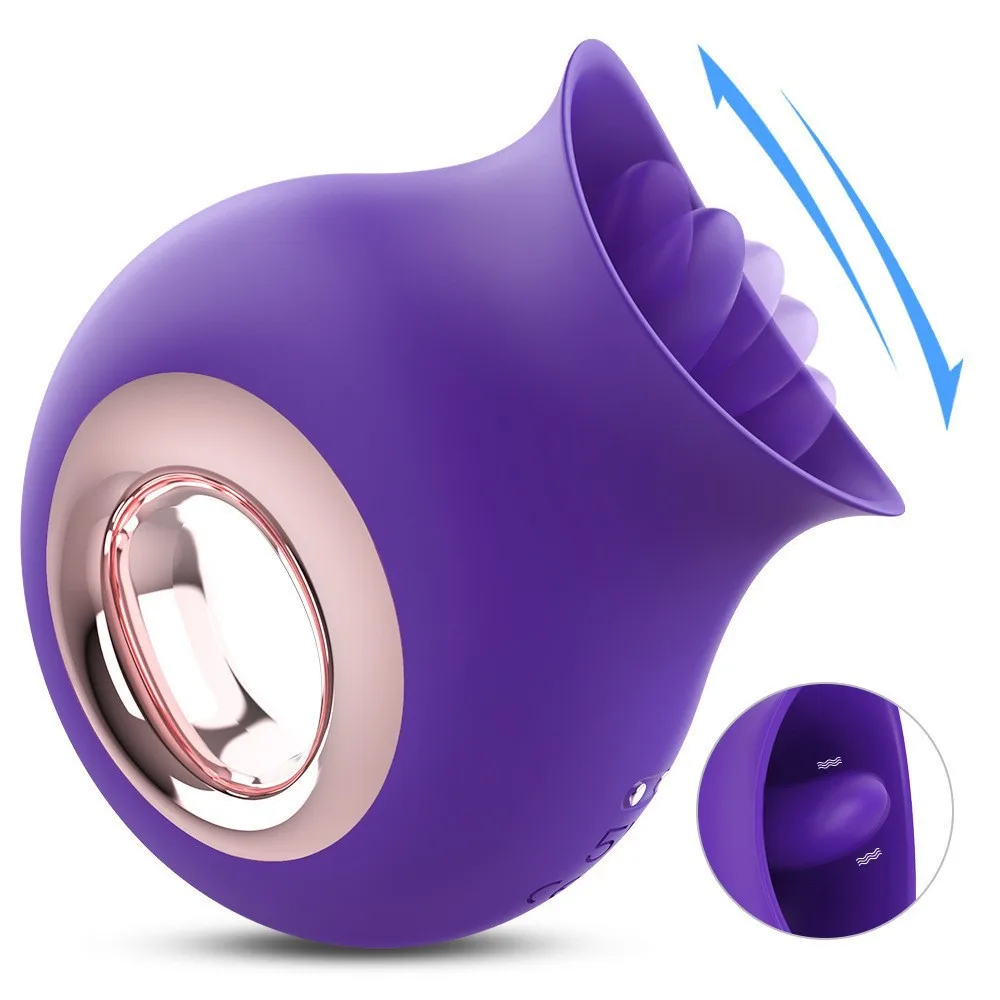 Female Masturbation Simulation Tongue Licking Vibrator Snail Pussy Fits Honey Bean Clitoris