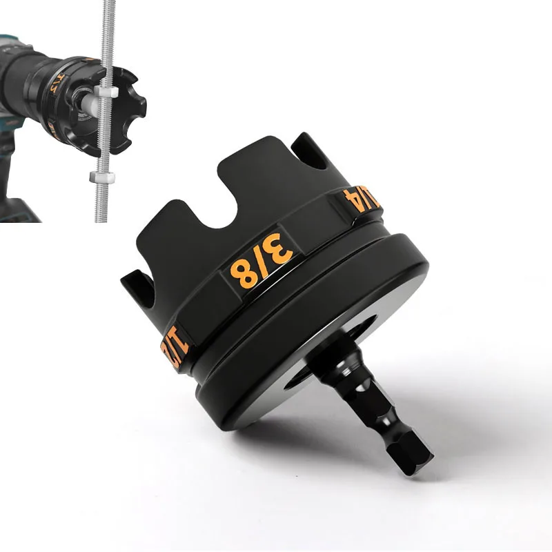 

Универсальный торцевой ключ высокой твердости, инструмент, трансграничная гайка, молния, насадка для дрели, 3D-сверло, гаечное сверло