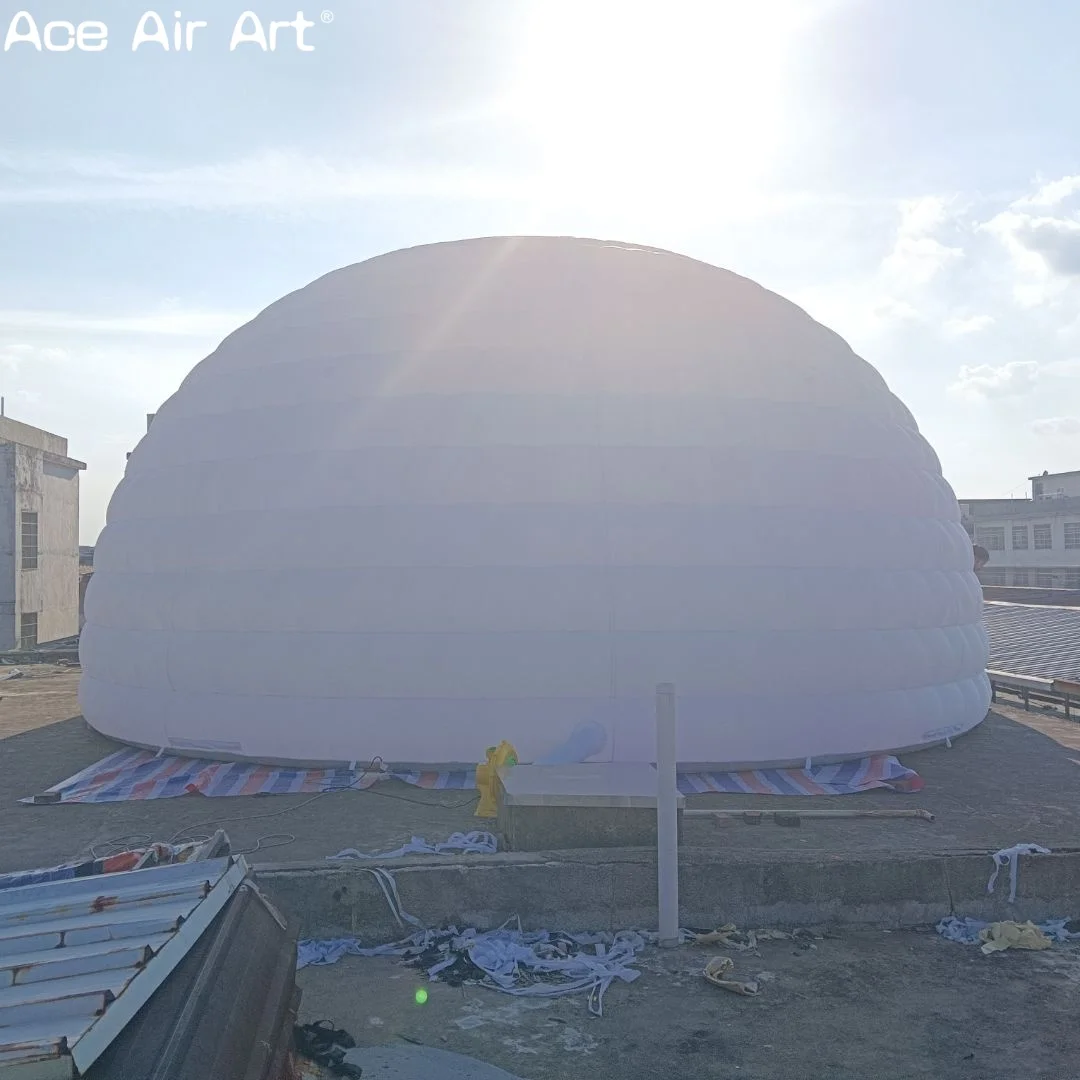 Gigantische opblaasbare koepeltent voor buiten, iglo |   Evenementtentoonstelling voor merkpromotie en marketingweergave