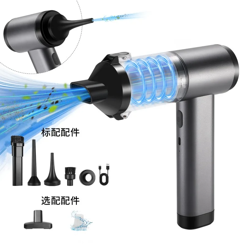 High Power Handheld Car Vacuum Cleaner with One Button Dust Ejector, Portable Strong Suction Tool for Auto Interior Home Use