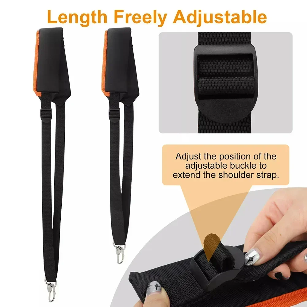 Brush Cutter Harness Adjustable Harness Belt Outdoor Trimming Tasks Adjustable Shoulder Strap Easy To Install Firm Load-bearing