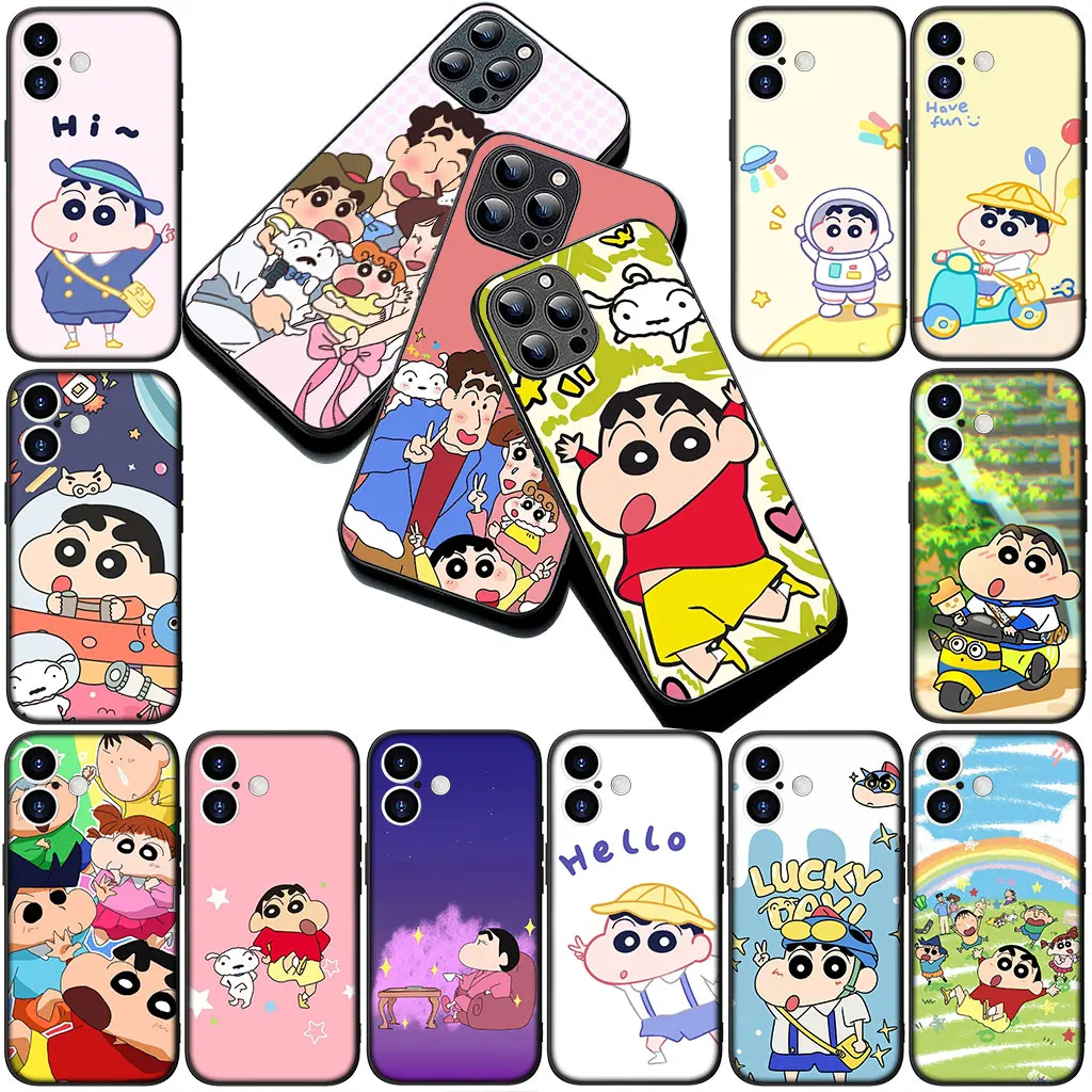 Чехол C-Crayons S-Shins C-Chans S-Shinchans для Samsung Galaxy S22 S21 S20 FE Ultra Plus A07 A17 A25 A12 A21S A56 S22+