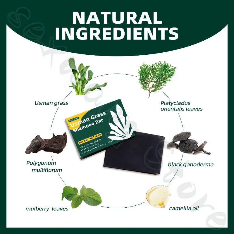 Jabón Champú Arborvitae Hoja Usma Natural - usage example