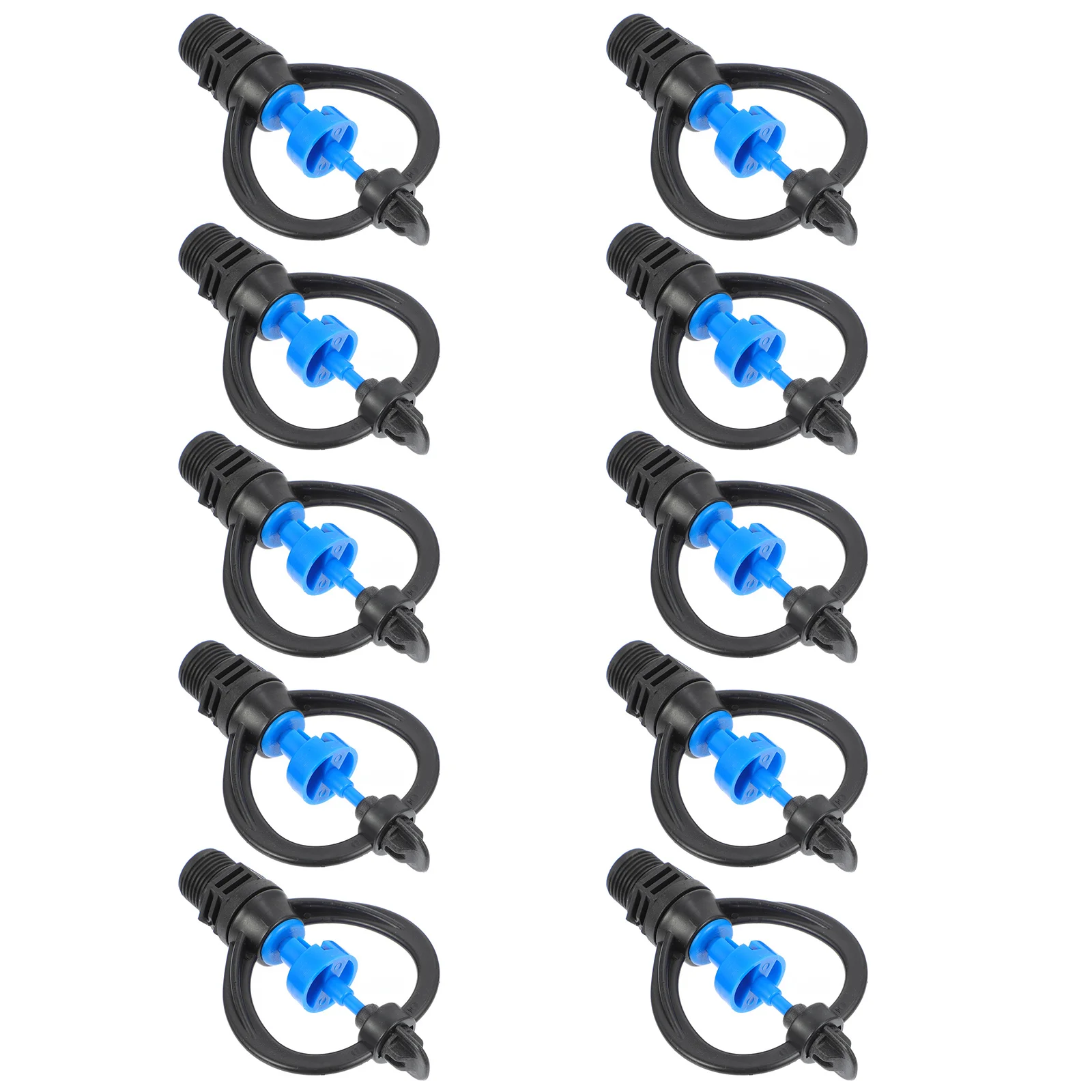 หัวฉีดน้ำรดต้นไม้แบบหมุนได้ 360 องศา 10 ชิ้น สำหรับรดน้ำสนามหญ้า เครื่องมือรดน้ำในเรือนกระจก หัวฉีดน้ำรดต้นไม้ในสวน