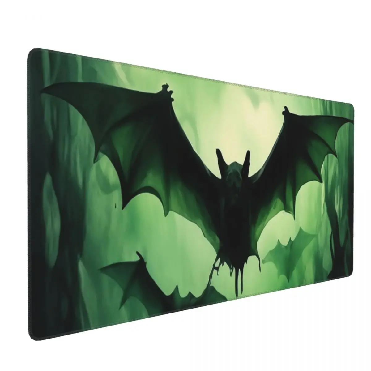 

Large Mouse Pad Bats Flying In Dark Green Gamer PC Laptop Mats Keyboard Carpet Computer Gaming Office Accessories Desk Mat