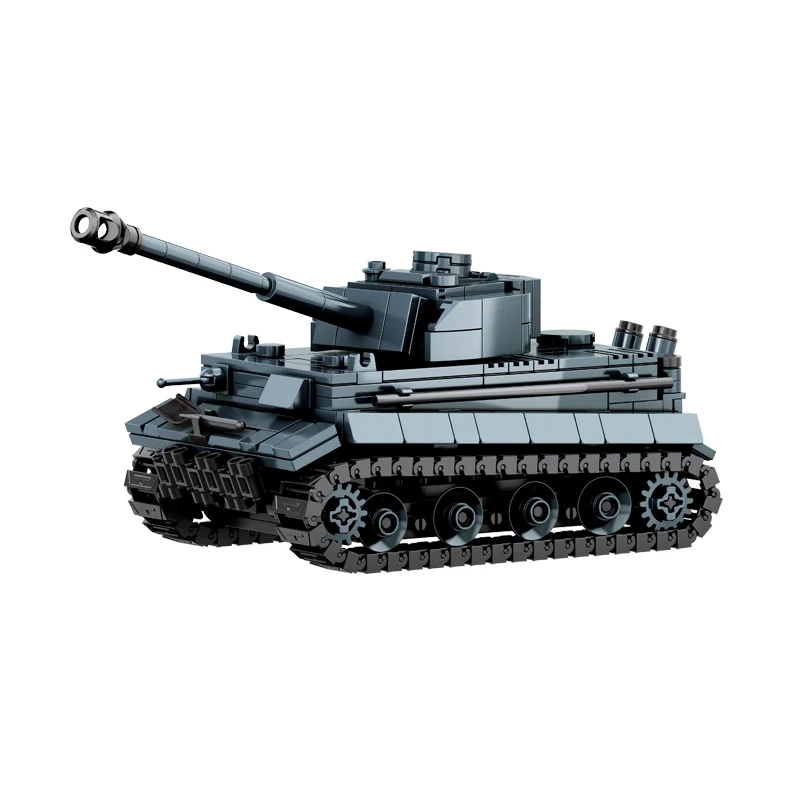 Military Army Soldiers World War Tank Armored Vehicle Model Assemble Building Blocks Bricks DIY Toys Gift