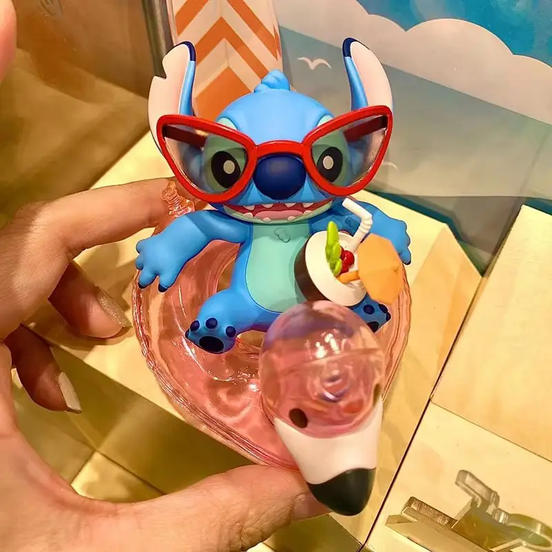 

Anime Disney Stitch Blind Box Summer Carnival Series Surprise Box Stitch Mini Figure Guess Bag Doll Collection Model Toy Gift