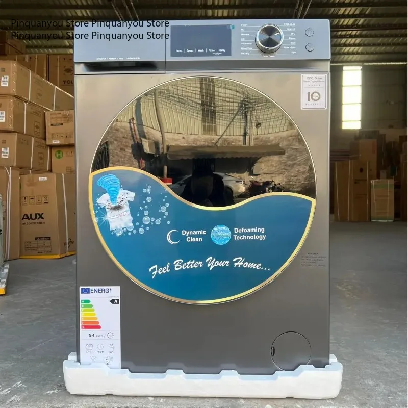 Factory Hot Selling 12kg Automatic Washing Machine Front-loading Washing Machine Used for Home Washing and Drying Clothes Washer