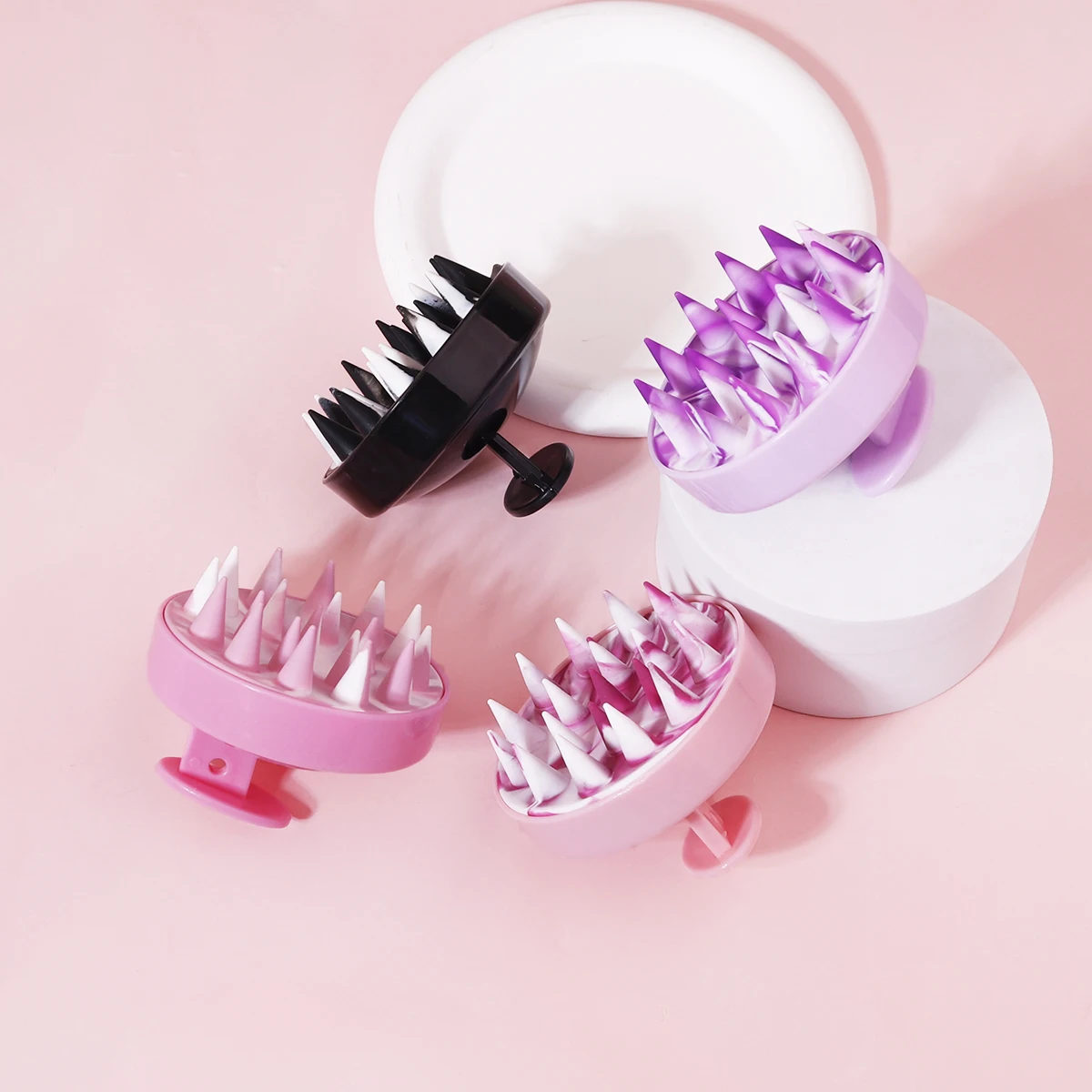 Hair massager, shampoo brush, textured pattern, suitable for all hair types, dry and wet hair,special for real hair wigs