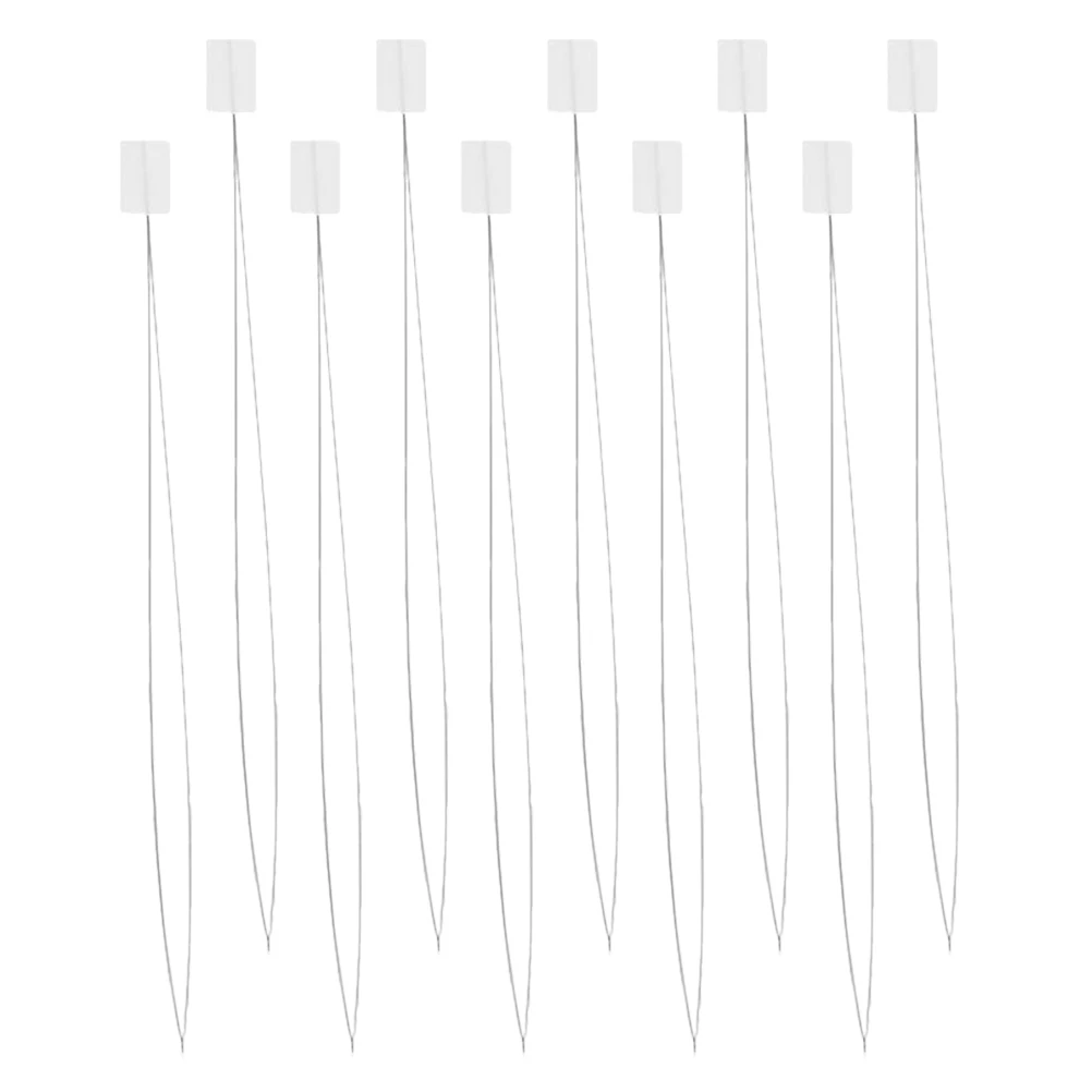 10 Pcs Needle Threaders for Punch Embroidery Tool Tools Hand Sewing Guide Machines Needles Craft