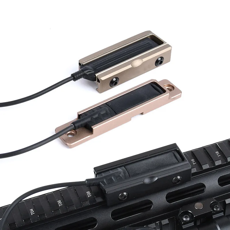 Tactical Accessories Remote Switch Mounting Slot For SF Flashlight M300 M600 PEQ DBAL-A2 M-LOK Keymod Rail Pocket Panel Hunting