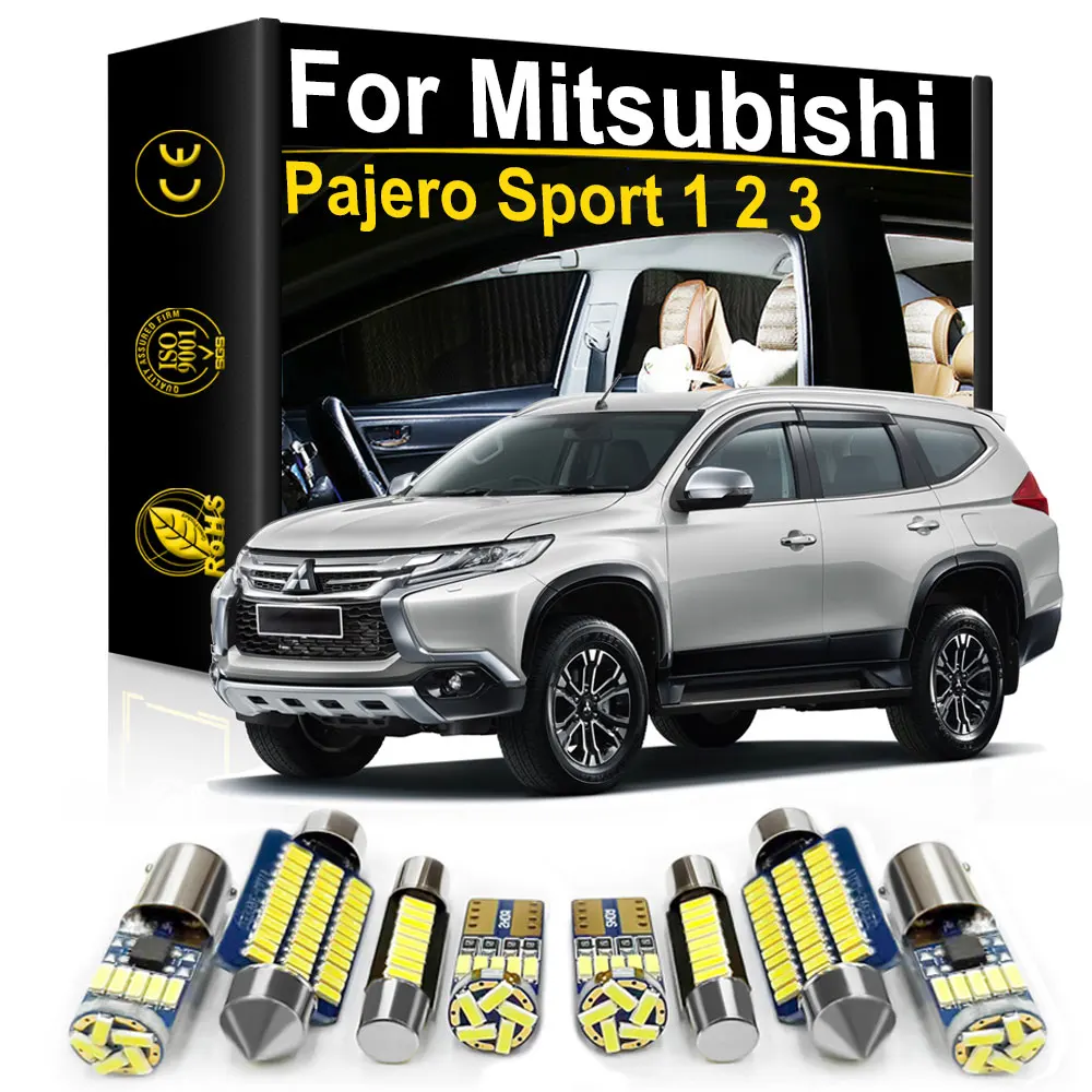 Vehicle LED Interior Light For Mitsubishi Pajero Sport 1 2 3 K90 KH 1998 2010 2015 2018 2019 2020 Accessories Canbus Indoor Lamp