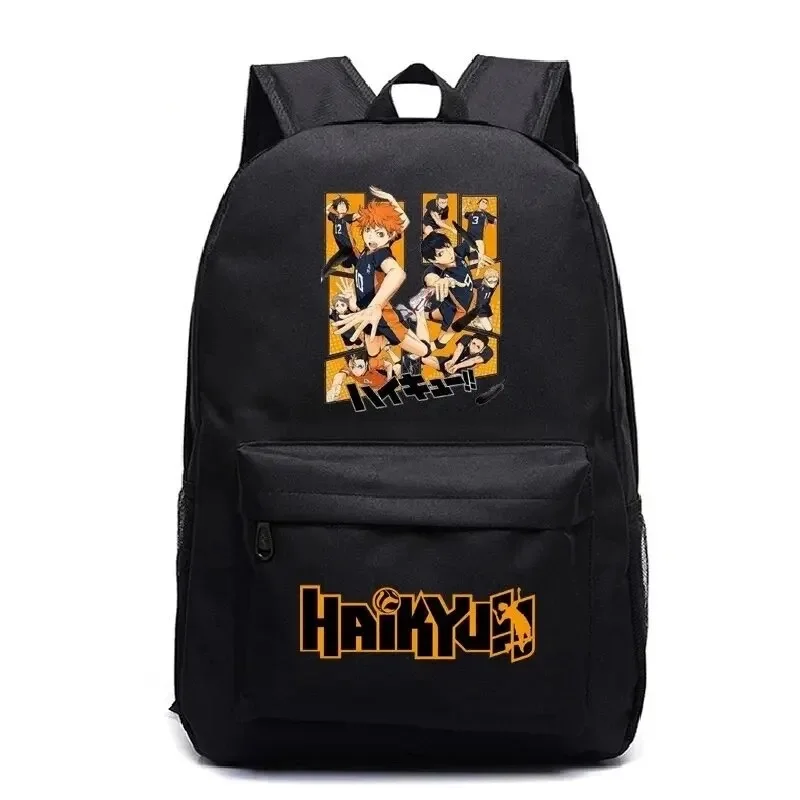 Haikyuu Karasuno VBC Women Backpack Canvas Travel Bagpack School Backpacks For Teenage Girls Anime Bookbag Rugzak Shoulder Bags