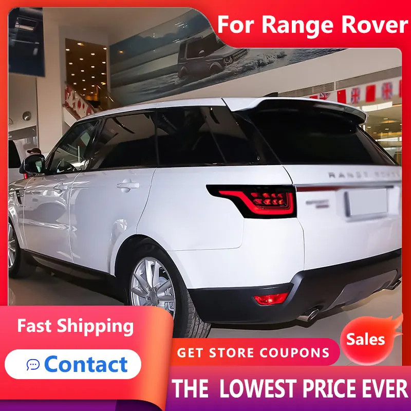 Новый задний фонарь 2014-2017 для Land Rover для Range Rover Sport, тюнинговые детали, старый и новый, обновленный 2018, динамический сигнал