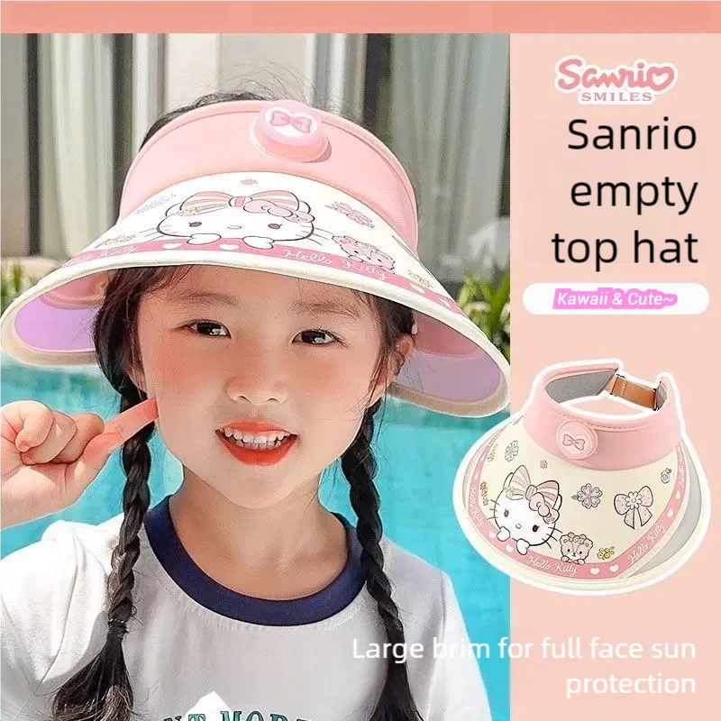 

Sanrio Kuromi Anime Kids Sun Hat Uv Protection Summer Bucket Hat with Adjustable Lightweight Sun Hat Cute Anime Outdoor Cap 2025