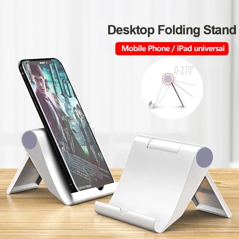 Foldable Tablet Desktop Mobile Phone Holder Adjustable Desk Bracket For iPhone iPad Samsung Xiaomi POCO Huawei Smartphone Stand