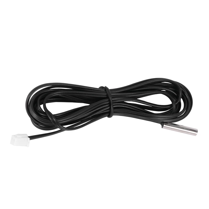 

2 m NTC thermistor temperature sensor waterproof probe wire 10 K 1% 3950 black