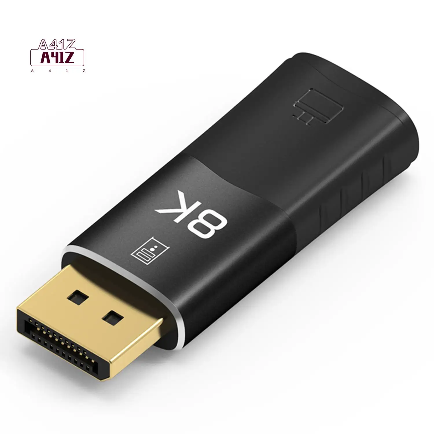 A41Z-8K Displayport To -Compatible Converter 8K/60Hz Male For MINI DP To Female HD TV Cable Video Adapter