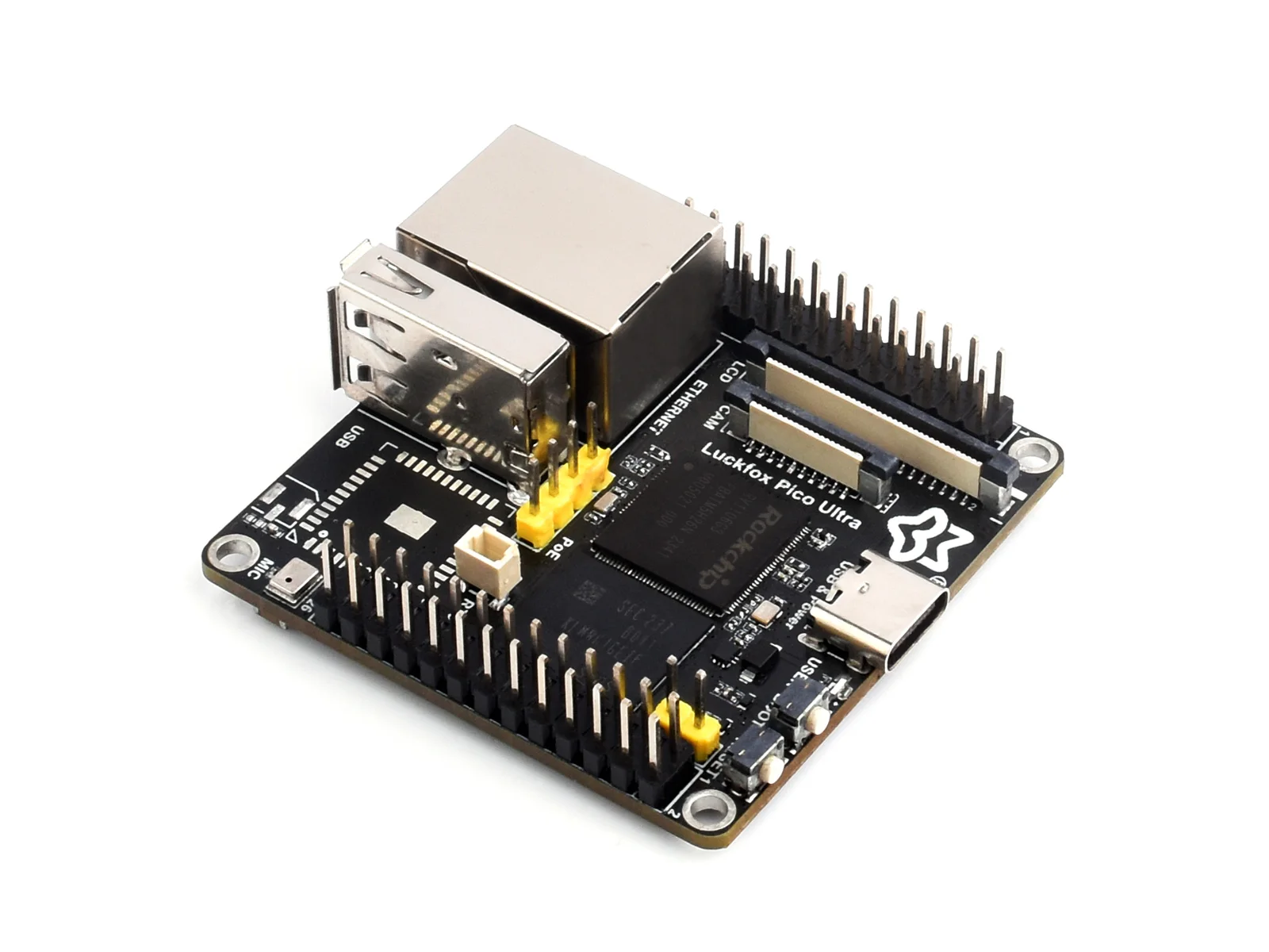 Luckfox Pico Ultra,Without Wireless/PoE Module/IPS LCD,Luckfox Pico Ultra RV1106 Linux Micro Development Board