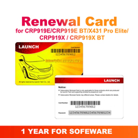 One-Year Update Service for LAUNCH Creader Renewal Card for  CRP919E/CRP919E BT/X431 Pro Elite/ CRP919X / CRP919X BT