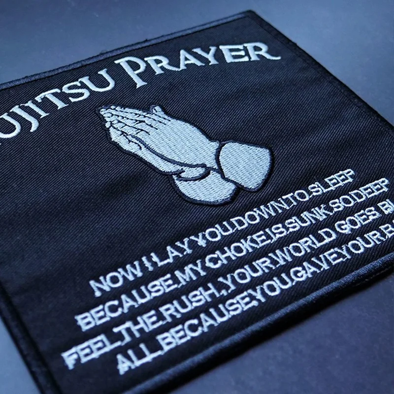 Brazilian Jiu JItsu Patches Embroidery for Gi DIY Custom BJJ Kimono