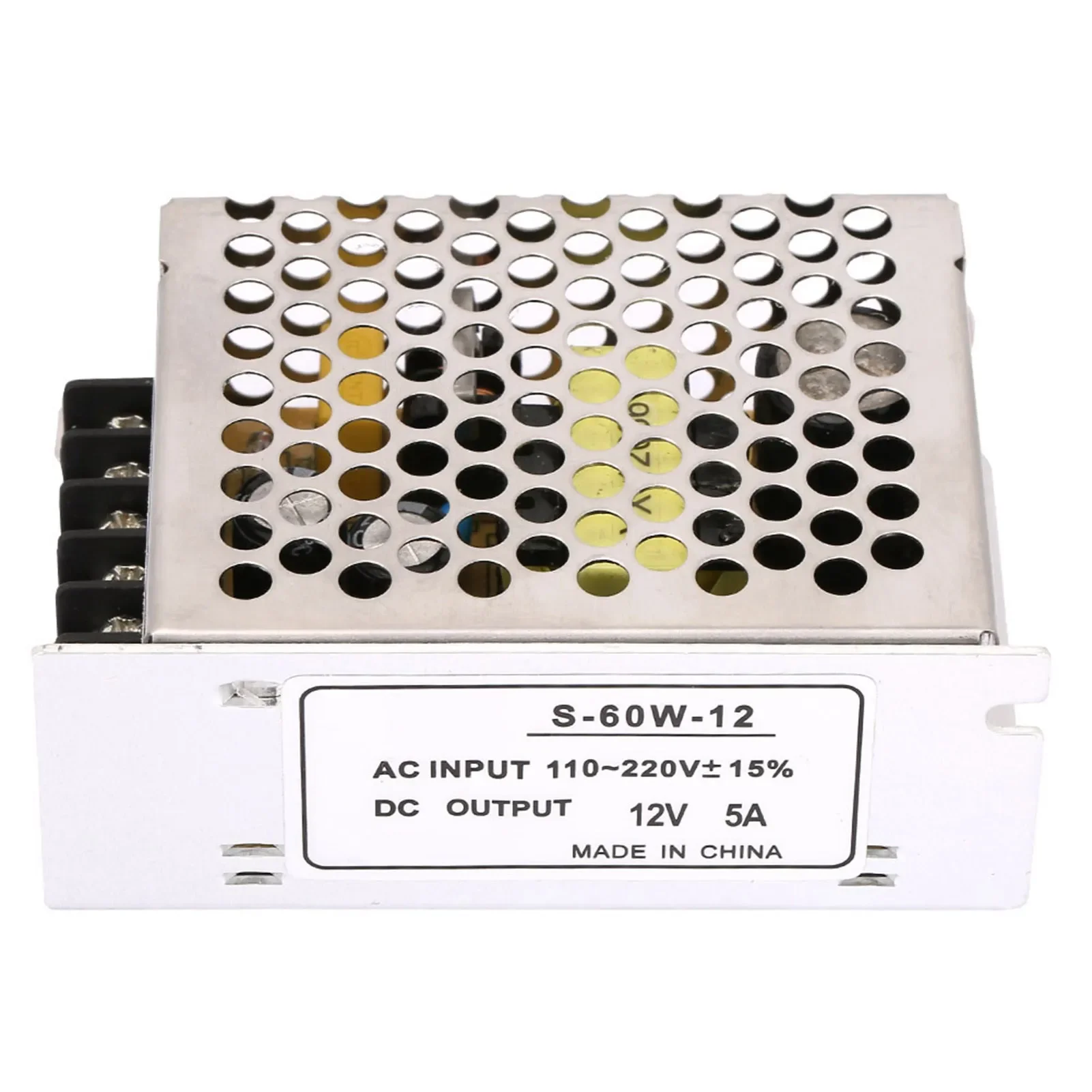5A 12V AC/DC Voltage Converter Universal Regulated Switch Power Supply for LED Power Supply Regulated Switch