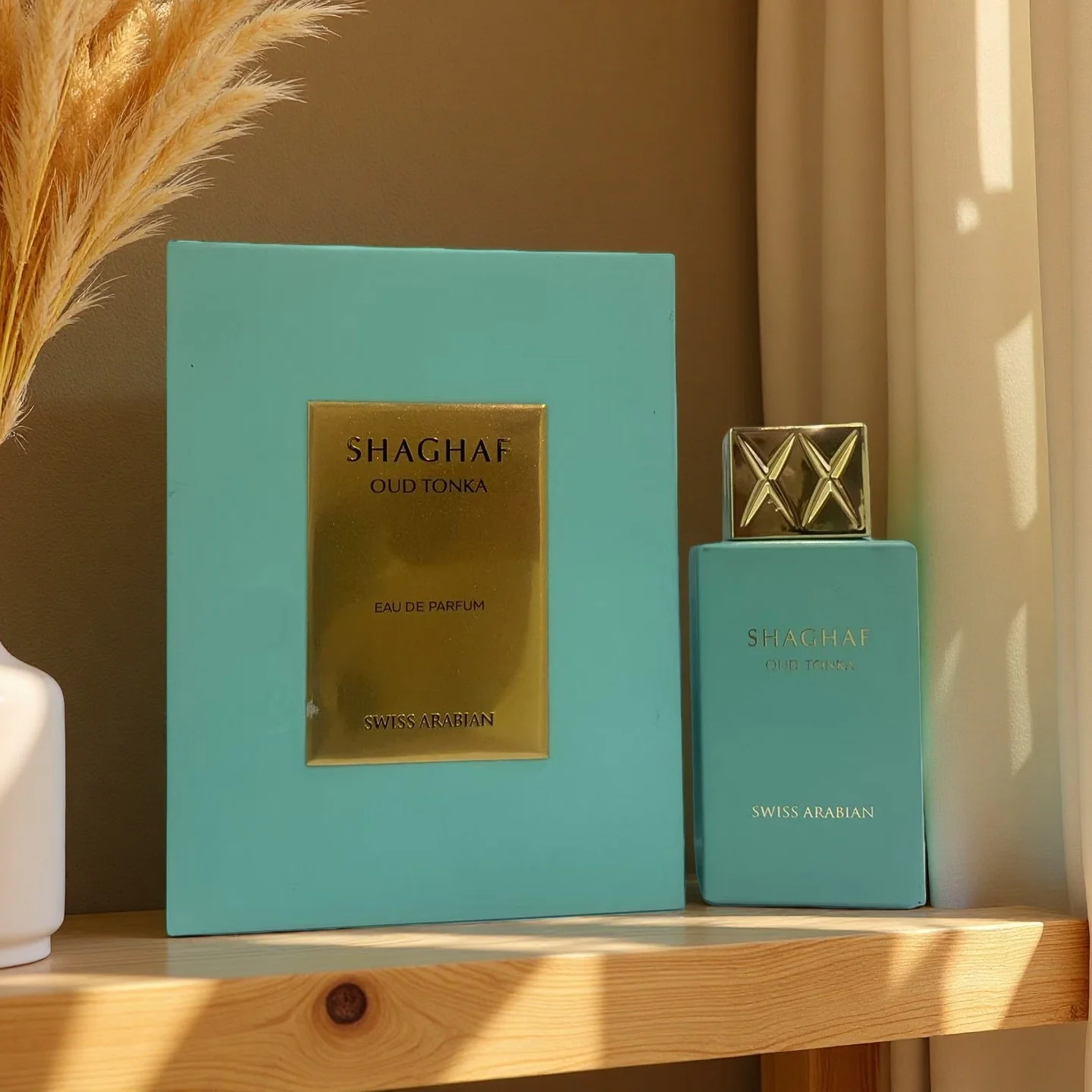 

Swiss Arabian Shaghaf Oud Tonka Unisex Eau de Parfum - Warm Oud & Tonka Bean Fragrance, Perfect Gift for All