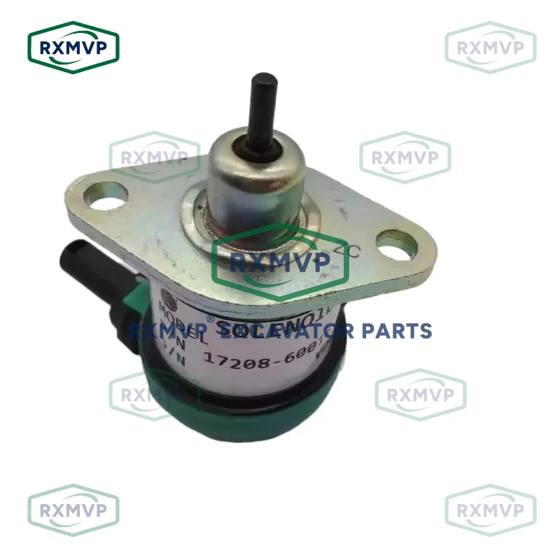 17208-60016 Stop Solenoid Valve 12V Fits Excavator D905 D1005 V1305 V1505 Diesel Engine