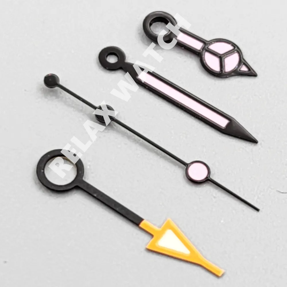 다양한 색상 녹색 발광 시계 바늘, 일본 NH34 GMT 듀얼 타임 존 디스플레이, 자동 기계식 무브먼트