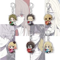 6CM Charm Anime Angels of Death Acrylic Keychain Model Cosplay Characters Ornament Accessories Goods Collection Gifts