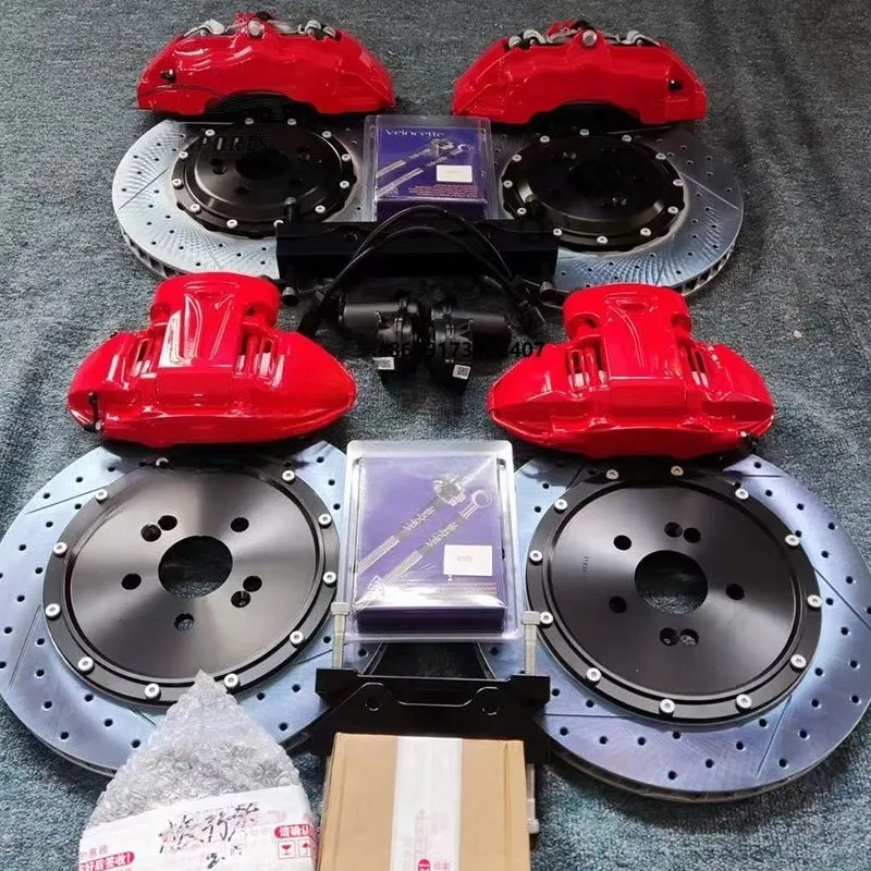 Front Car Brake Kits 18z 6 Piston Brake Calipers Rear Integrated Handbrake 355/380mm Disc R19 for  G30 540i G22 G23 E46 M3