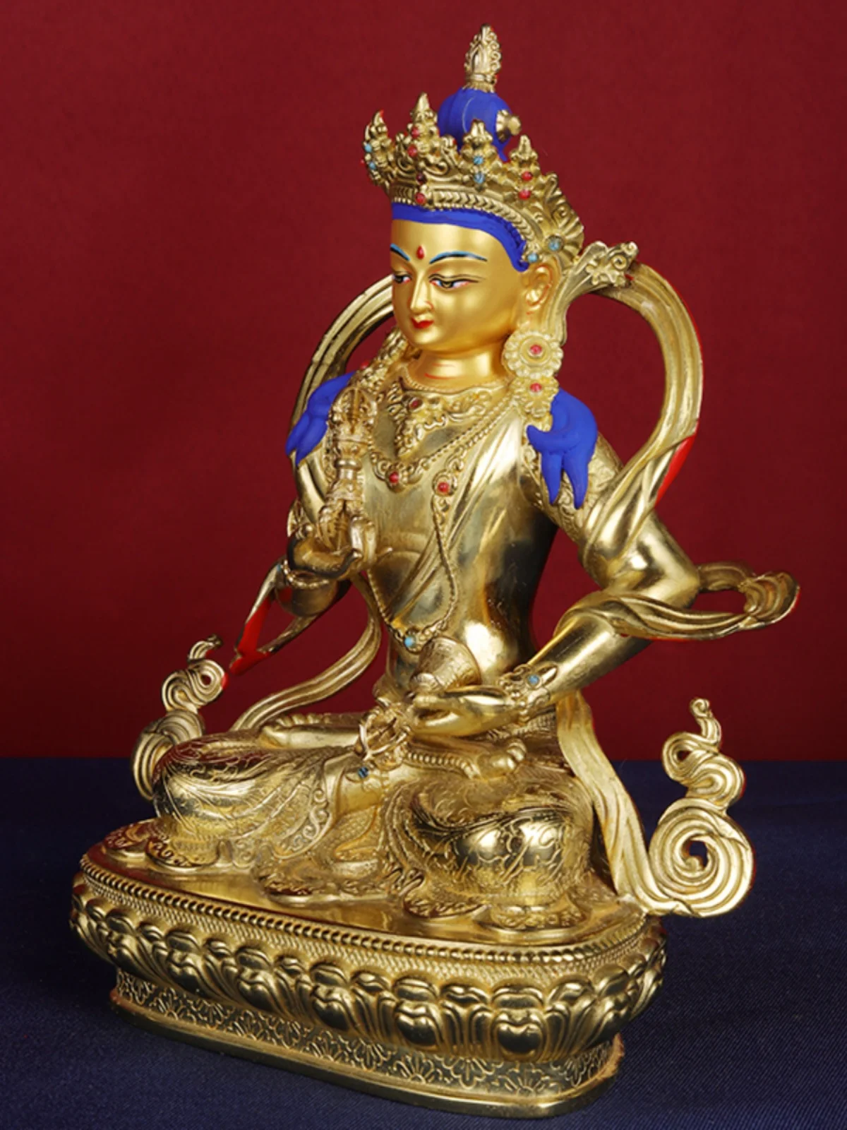 Vajrasattva Buddha tantric worships copper 5 