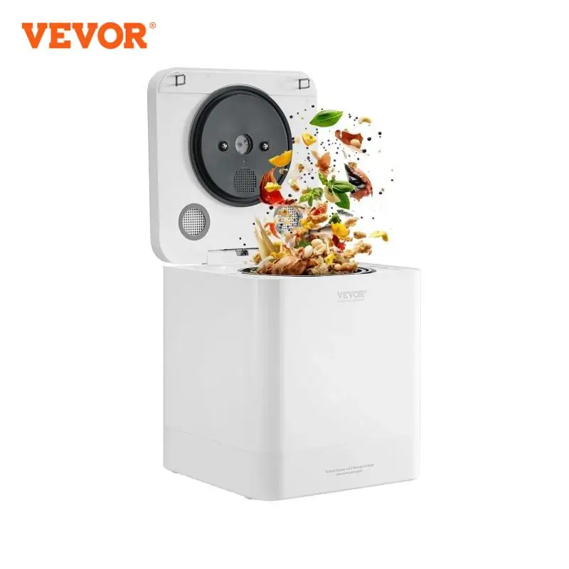 VEVOR Kitchen Composter 5 L Electric Composter for Kitchen Indoor Kitchen Food Recycler Turn Food Waste into Natural Fertilizer