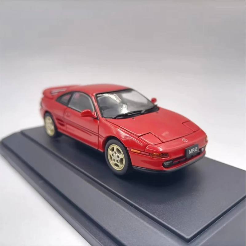 Diecast Original 1:43 Scale Toyota MR2（SW20）1989 Alloy Simulation Car Model Collection Decoration Toy Gift Souvenir Display