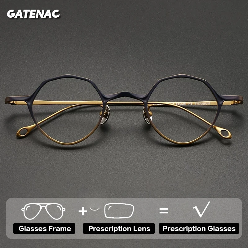 

Gatenac винтажные очки по рецепту для мужчин и женщин фотохромные прогрессивные очки для чтения с защитой от синего света ретро брендовые очки