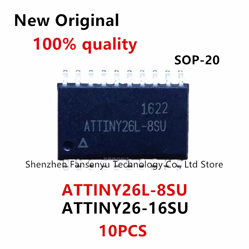 

(10piece)100% New ATTINY26L-8SU ATTINY26-16SU ATTINY26L 8SU ATTINY26 16SU sop-20 Chipset.