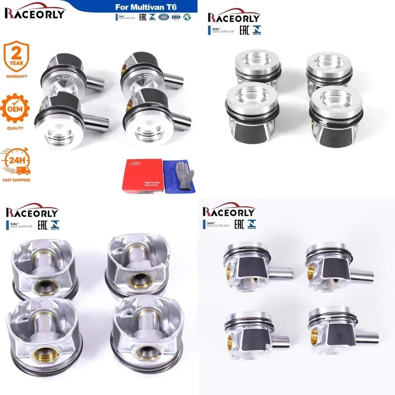 Горячая распродажа: Поршневая группа RACEORLY 04L107065AF 04L107065AT, 81 мм STD, палец 26 мм, для Maitwei T6 2.0 TDI CXFA CXGA