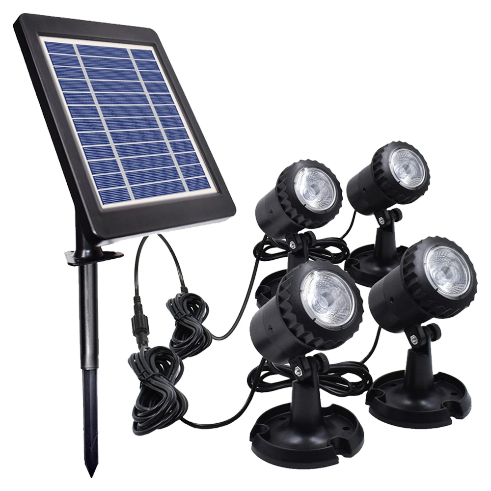 

LED Pool Lights Waterproof Solar Garden Pond Light Pathway Walkway Lawn Backyard Lighting Outdoor Security Landscape Lamp