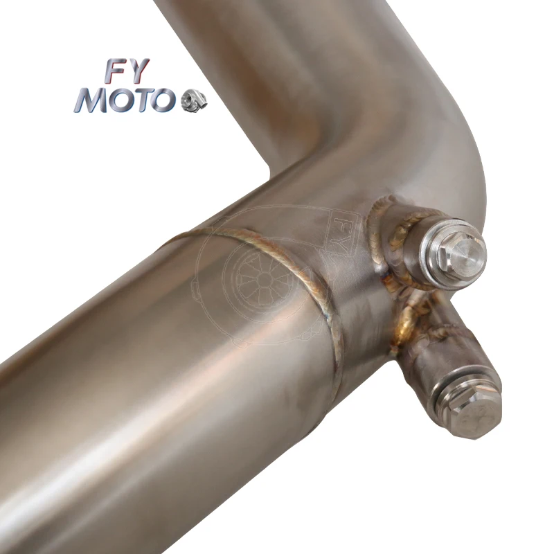 Picture 7: Downpipe & Front Pipe for Audi A4 A5 A6 A7 Q5 2.0T B9 B9.5
