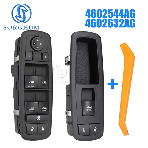 SORGHUM 68231805AA 4602544 AG 04602632 Interruptor de control de ventanilla eléctrica maestro AG para Dodge Journey Nitro Chrysler para Jeep Liberty 68298088 AA