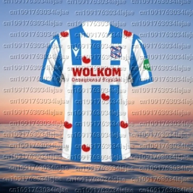 

Футбольный трикотаж Eredivisie для взрослых и детей, летние футбольные тренировочные спортивные топы Heerenveen для дома/на выезде, футболка большого размера, мужская одежда