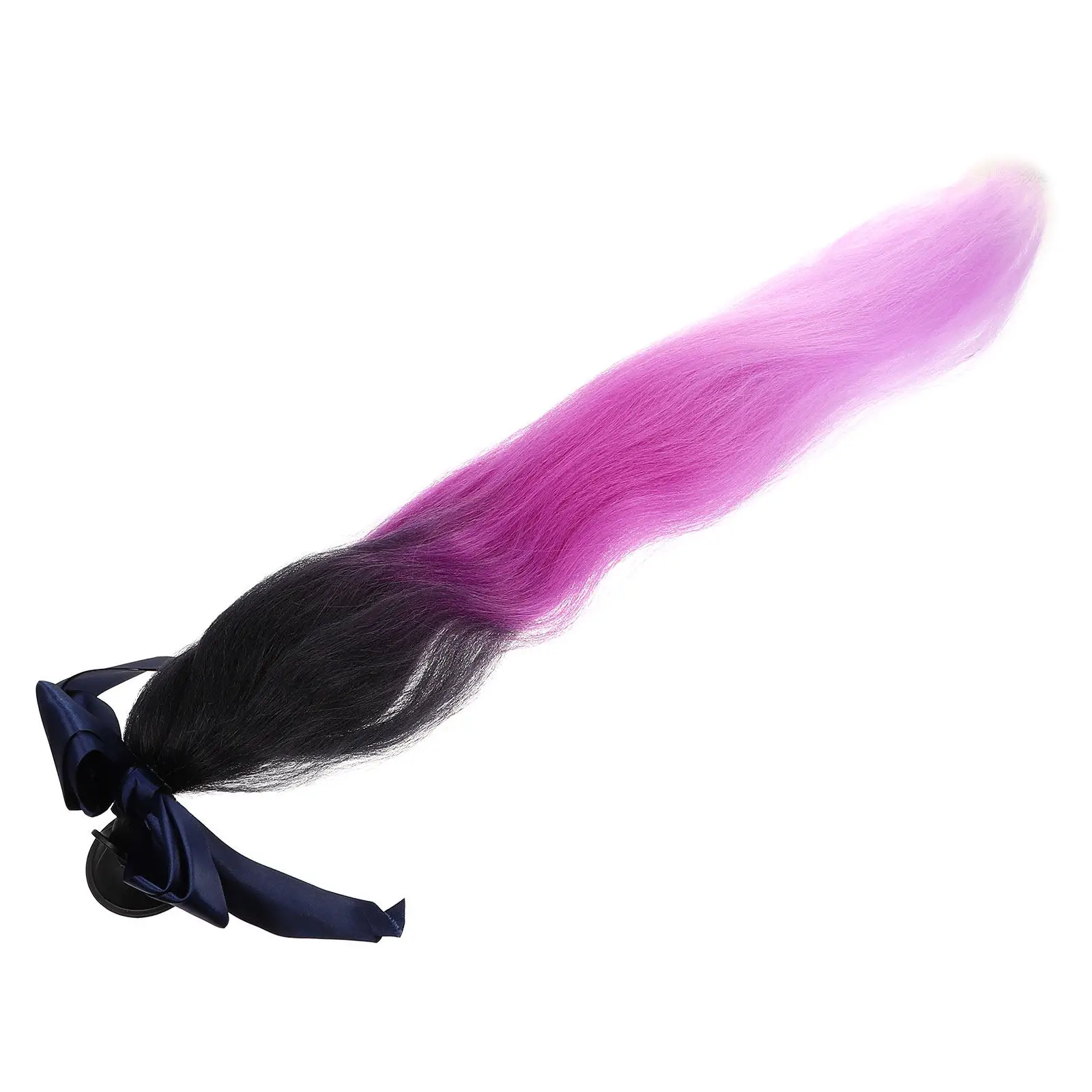 

Motorcycle Ponytail Decorative Replaceable Braid Durable Bright Colors Hair Accessory Motorcycle Ponytail