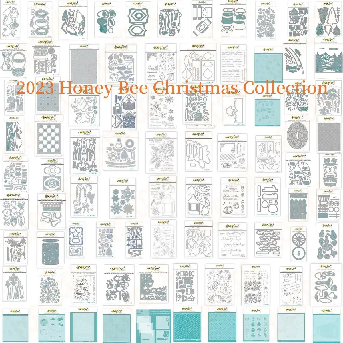 

2023 Christmas Collection Metal Cutting Dies Clear Stamps Layering Stencils Scrapbooking Paper Diary Decoration Embossing