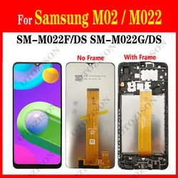 For Samsung Galaxy M02 LCD With Frame M022F LCD Display SM-M022F/DS SM-M022G/DS M022 Screen Touch Digitizer Assembly Replacement