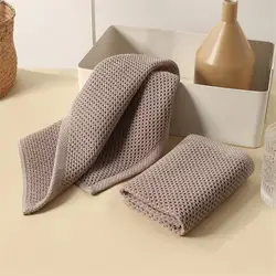 Cotton Wipe Quick Honeycomb Towel Durable No Hair Loss Kitchen Cleaning Highest Evaluation Hand Towel Super Soft Absorbents